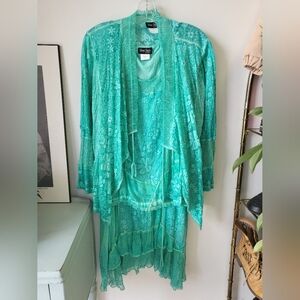 Ailver Stitch Turqoise 3 Piece Set